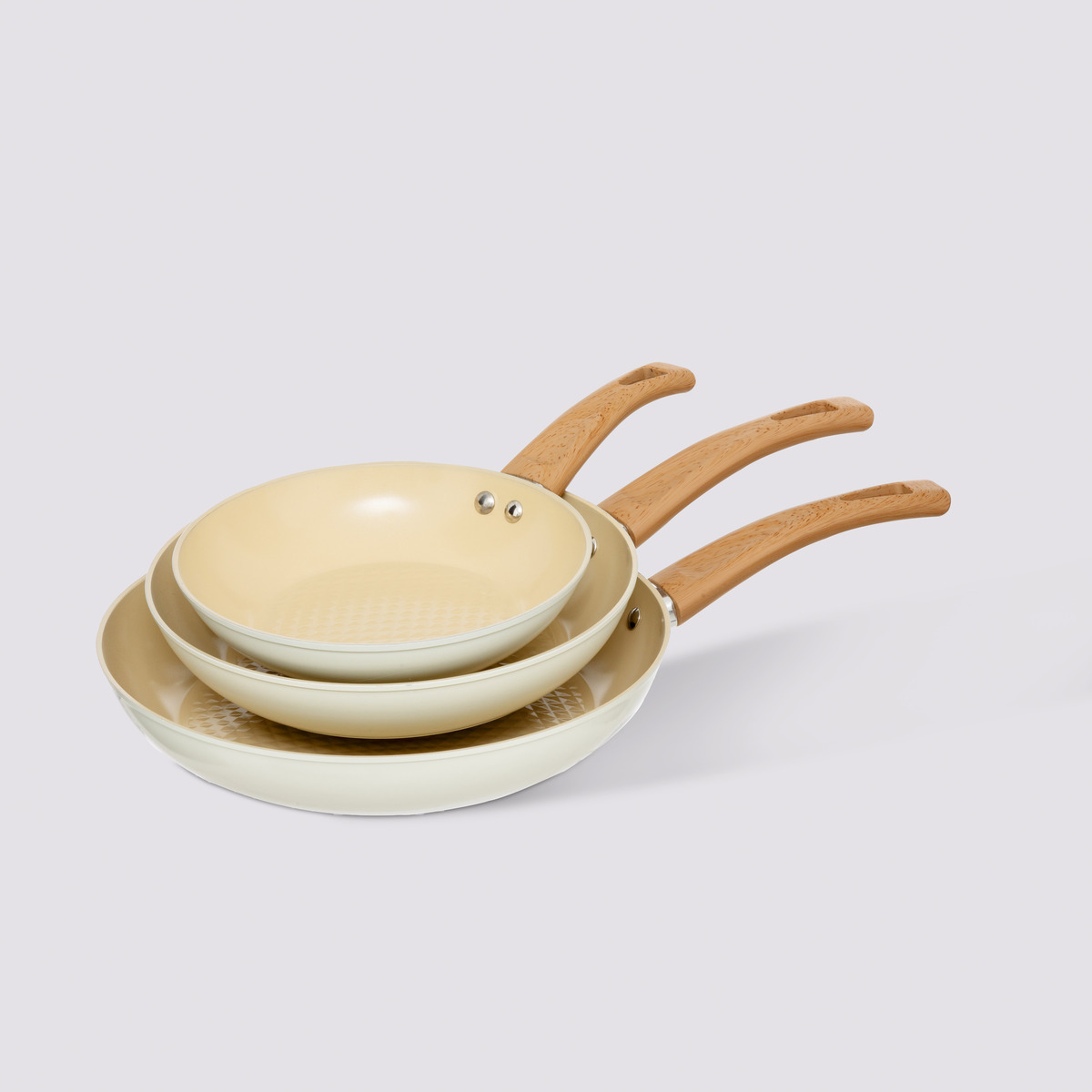 Set de poêles en aluminium forgé, 20/24/28 cm Harmony