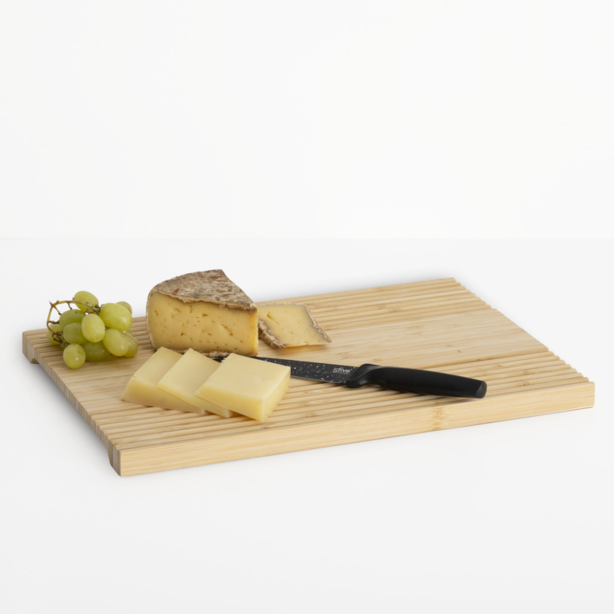 Planche à découper avec rainures, 40x27cm, bambou 