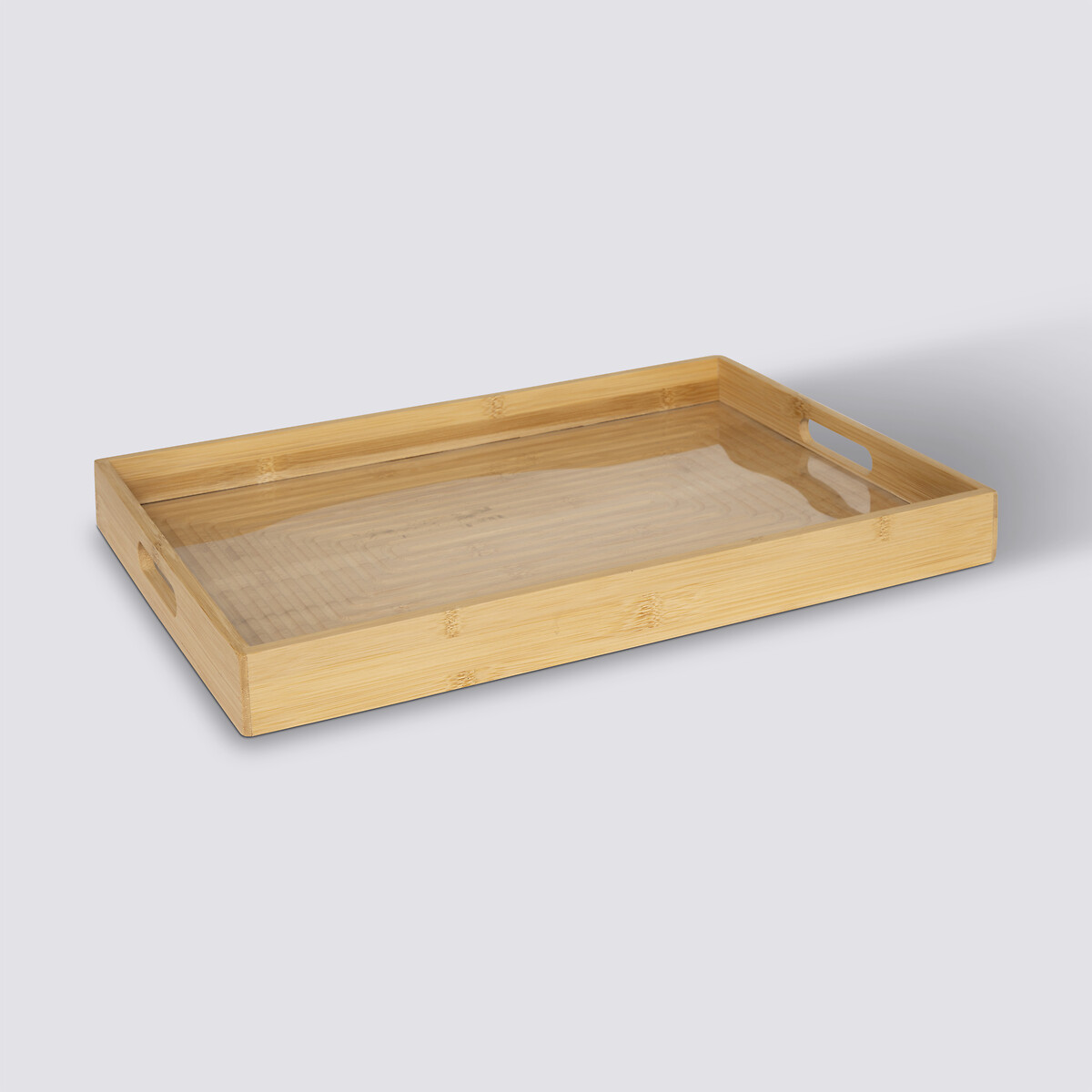 Plateau avec poignées 46x30 cm, bambou 