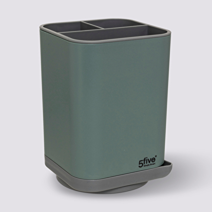 Égouttoir à couverts/ustensiles, vert Néo