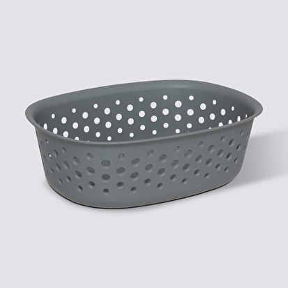 Panier en plastique 0,8l, gris Tila