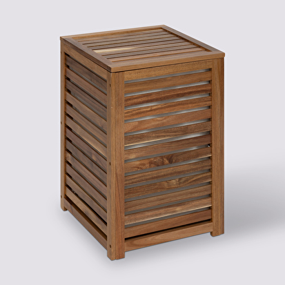 Panier à linge 65l, acacia Blackacia