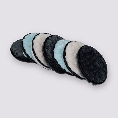 Lot de 7 cotons lavables, microfibre 