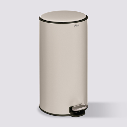 Poubelle métal 30l, argile Delta