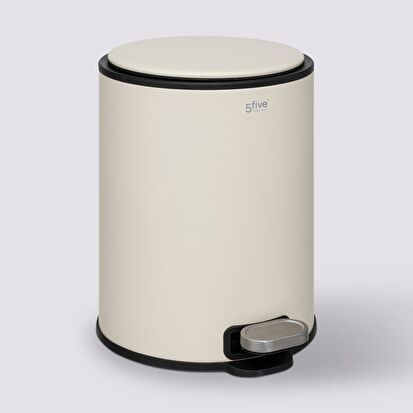 Poubelle métal 6l, argile Delta