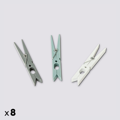 Lot de 24 pinces à linge Sinai