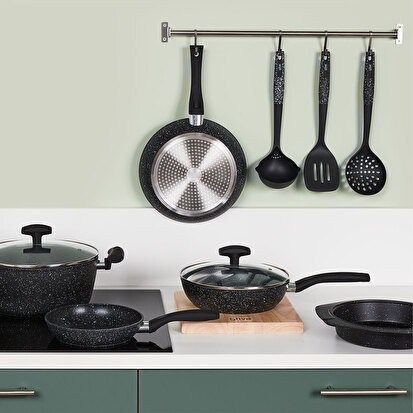 Set de casseroles en aluminium, 16/18/20 cm Caractère