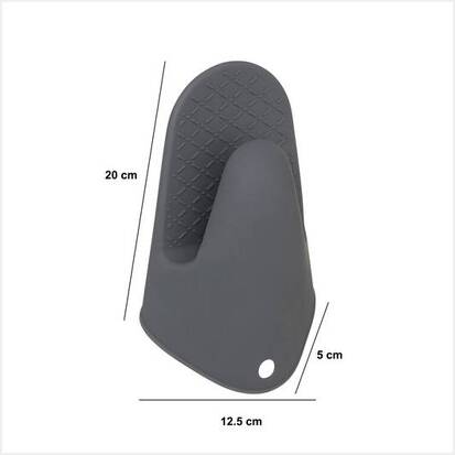 Manique en silicone, gris 