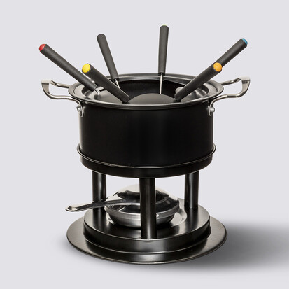 Service à fondue 6 personnes, inox 