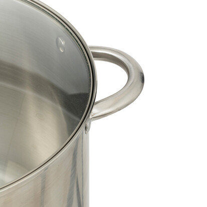 Marmite inox avec couvercle 13l 