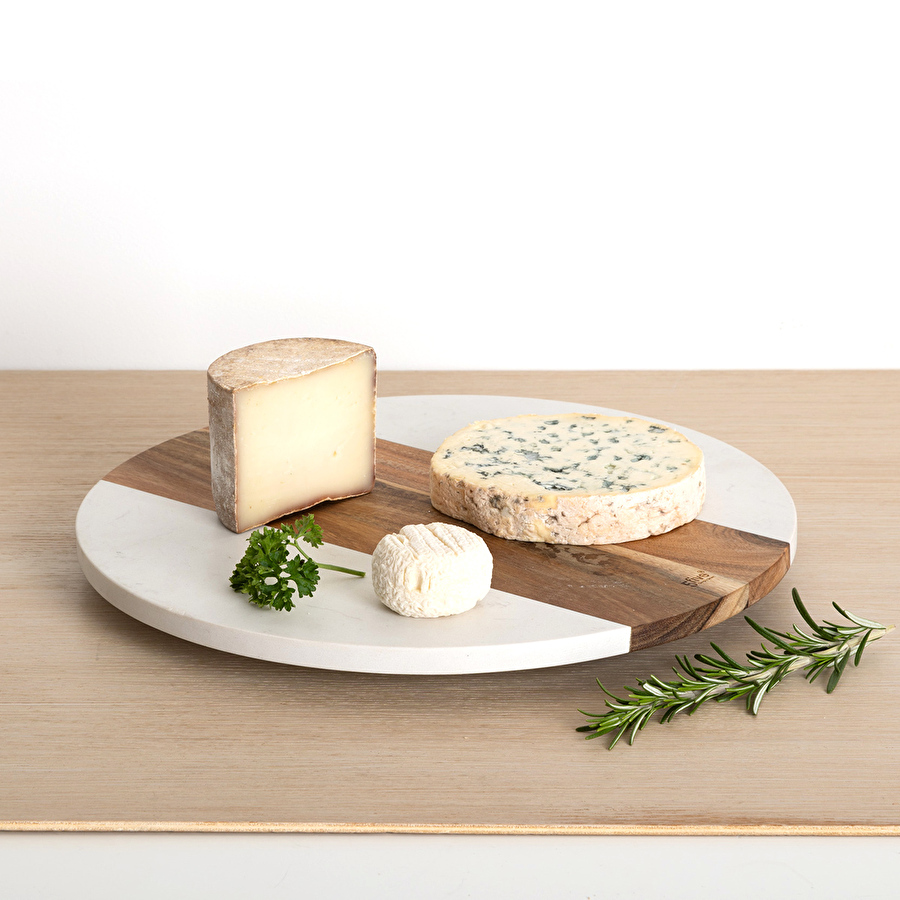 Plateau tournant rond 35cm, acacia Harmony