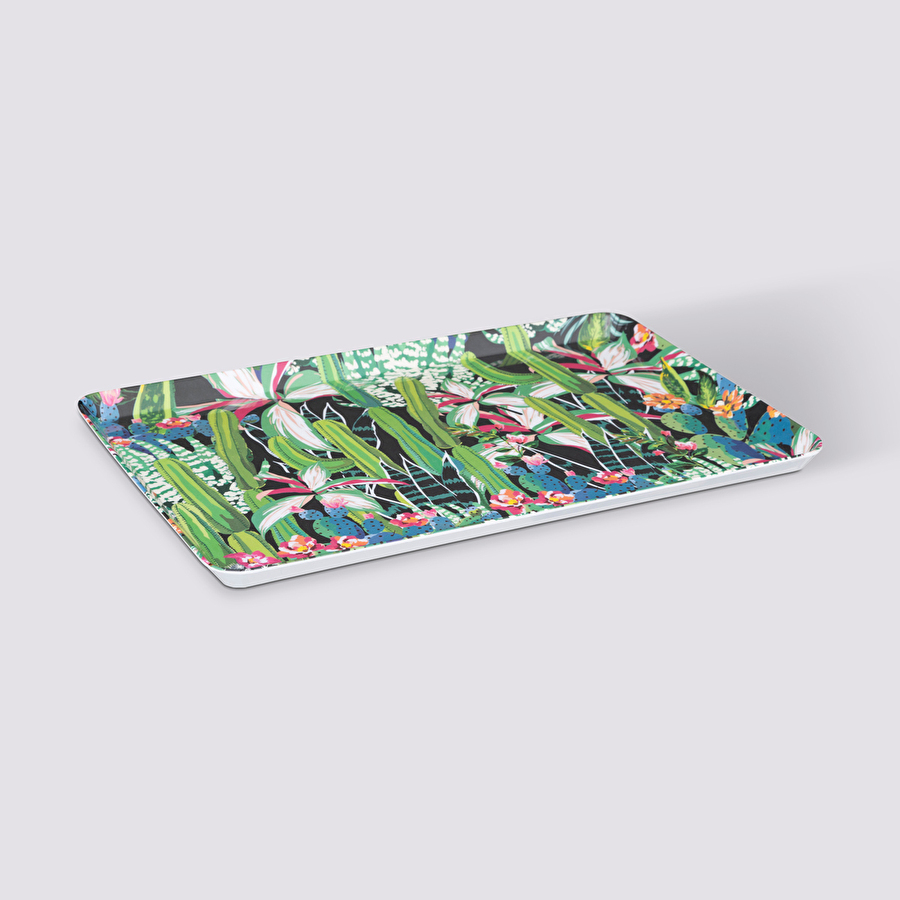 Plateau rectangle 45x30cm, exotique 