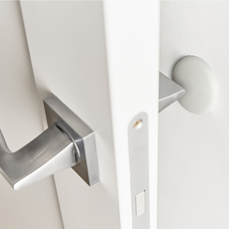 Lot de 6 butées de poignée de porte adhésives Lock'