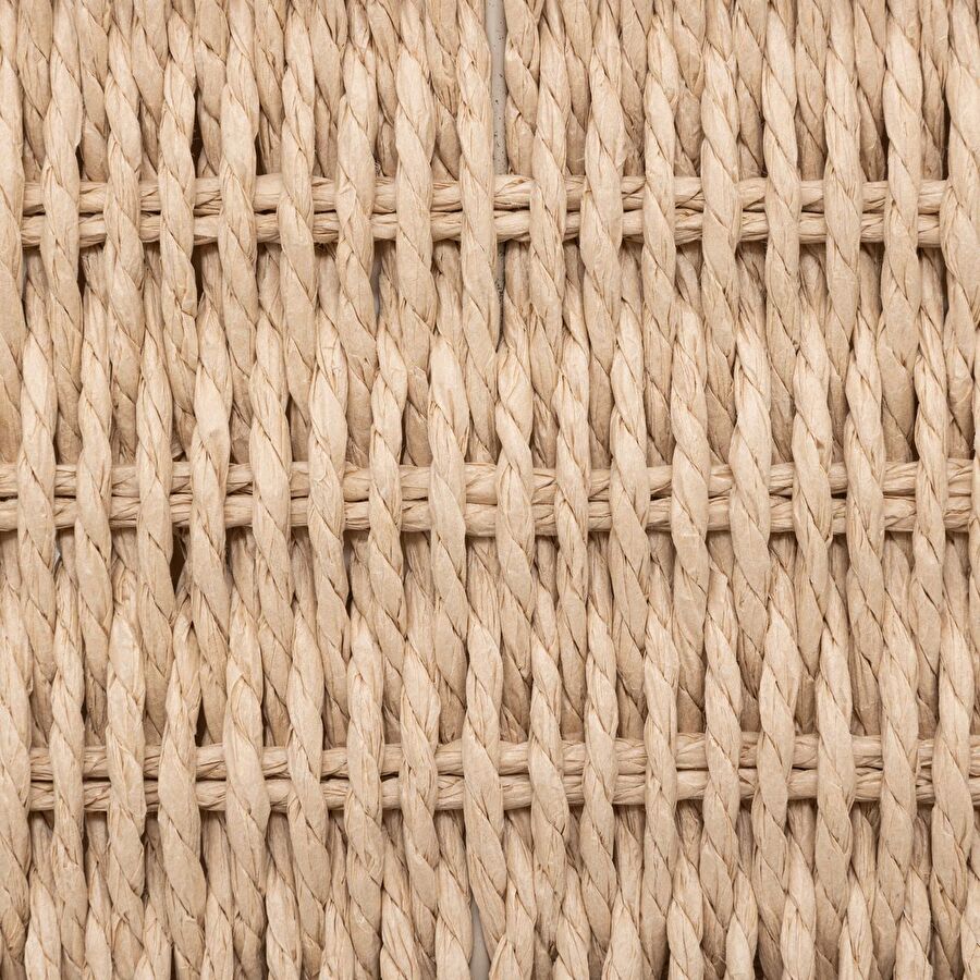 Lot de 2 boîtes range-documents, papier tressé Kord