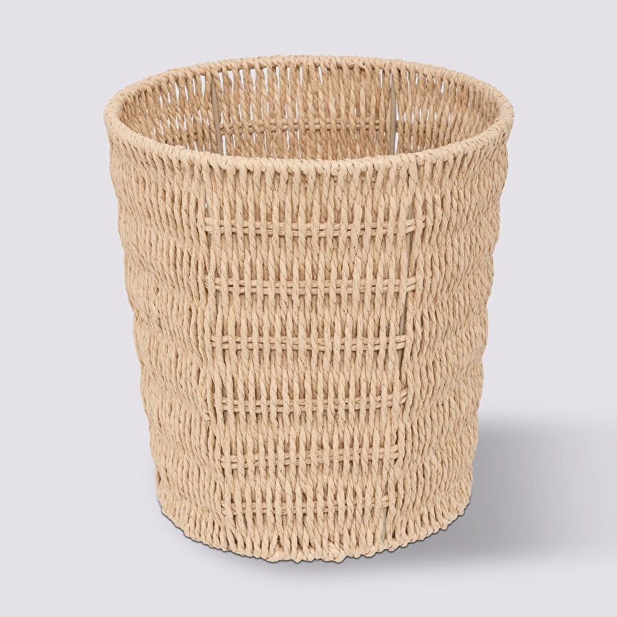 Corbeille de bureau, papier tressé Kord