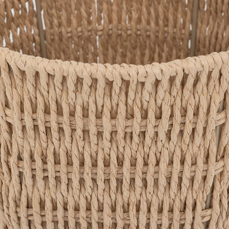 Corbeille de bureau, papier tressé Kord