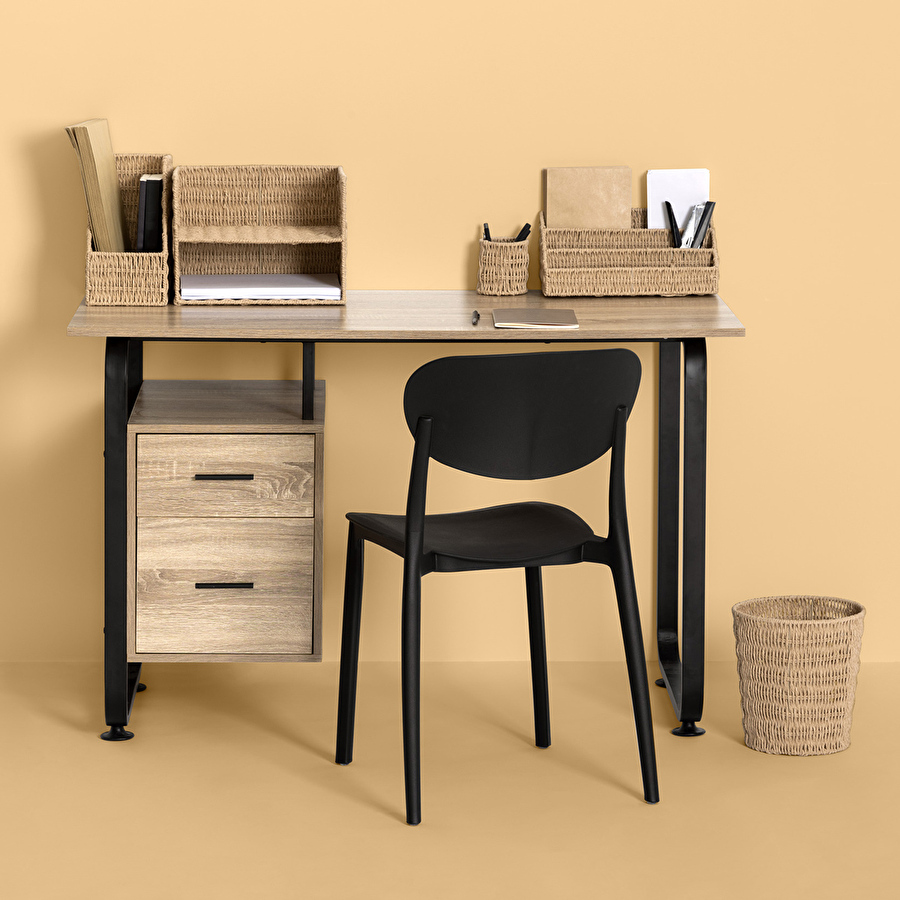 Organiseur avec compartiments, papier tressé Kord