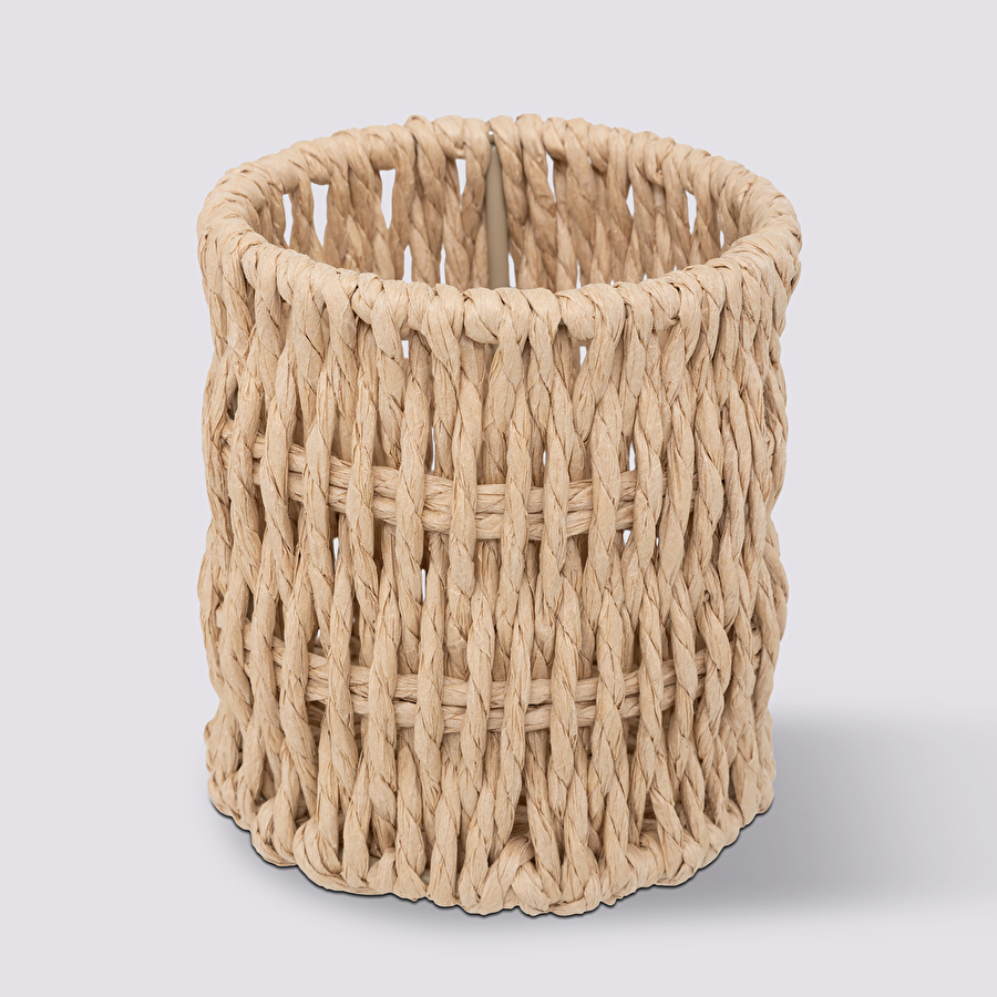 Pot à crayons, papier tressé Kord