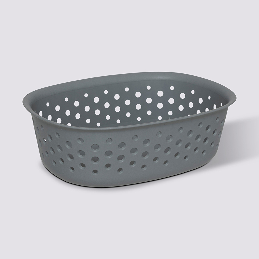 Panier en plastique 0,8l, gris Tila
