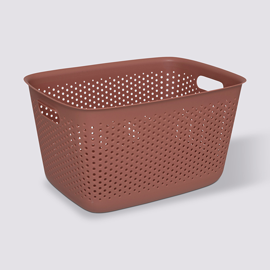 Panier en plastique 17l, sienne Tila