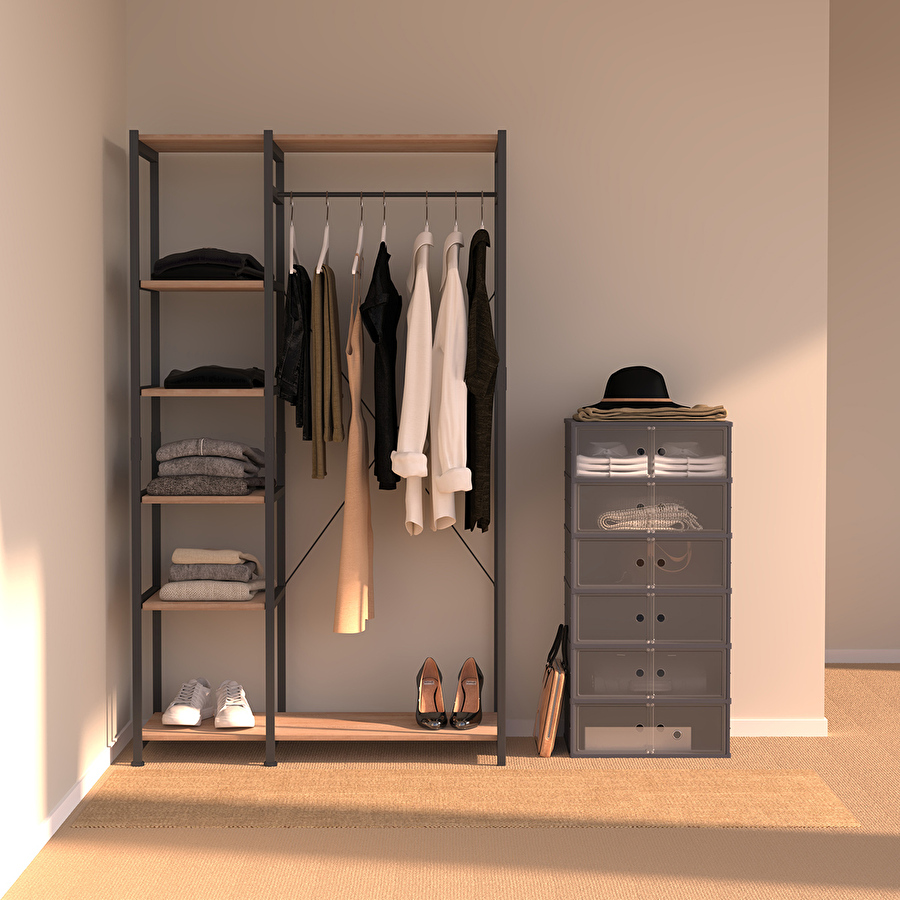 Tour de rangement plastique pliable Fold'n box