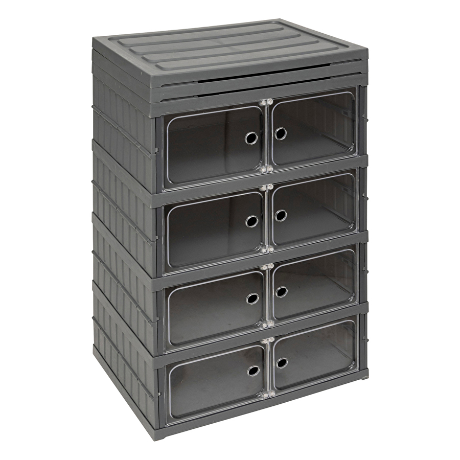 Tour de rangement plastique pliable Fold'n box