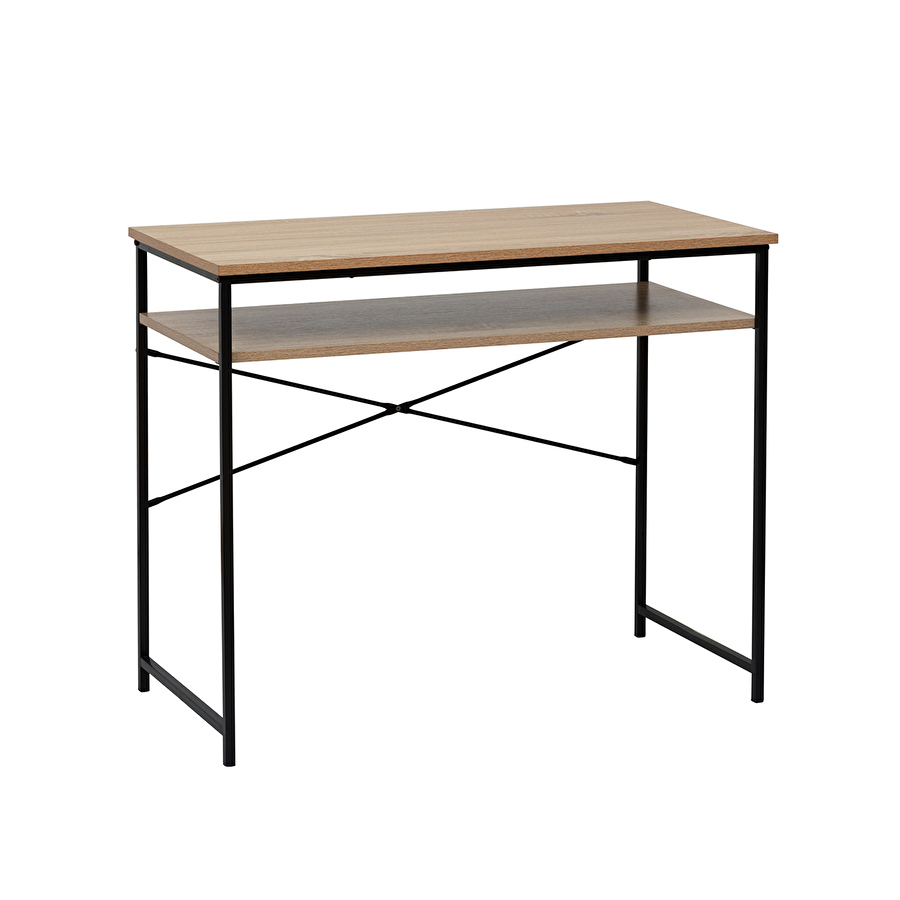 Bureau 75x90cm, effet bois Aliaj