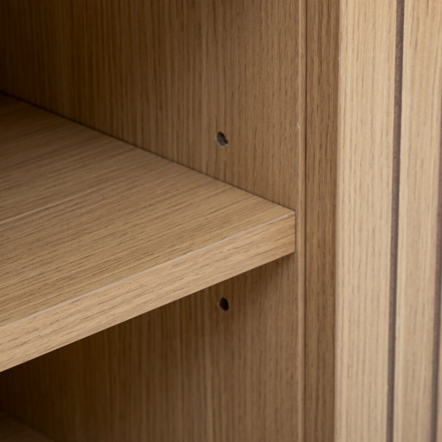 Meuble tv, effet bois naturel Tasso