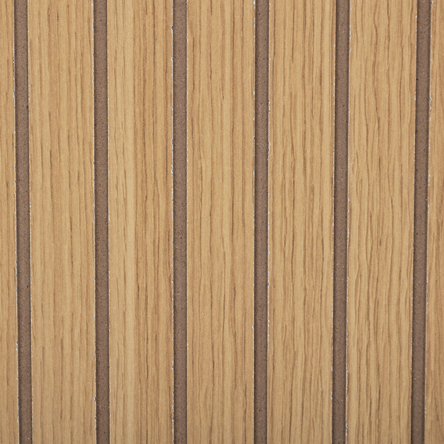 Table basse 1 tiroir, effet bois naturel Tasso