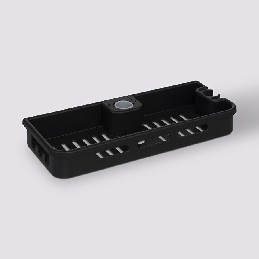 Étagère pour colonne de douche, noir 