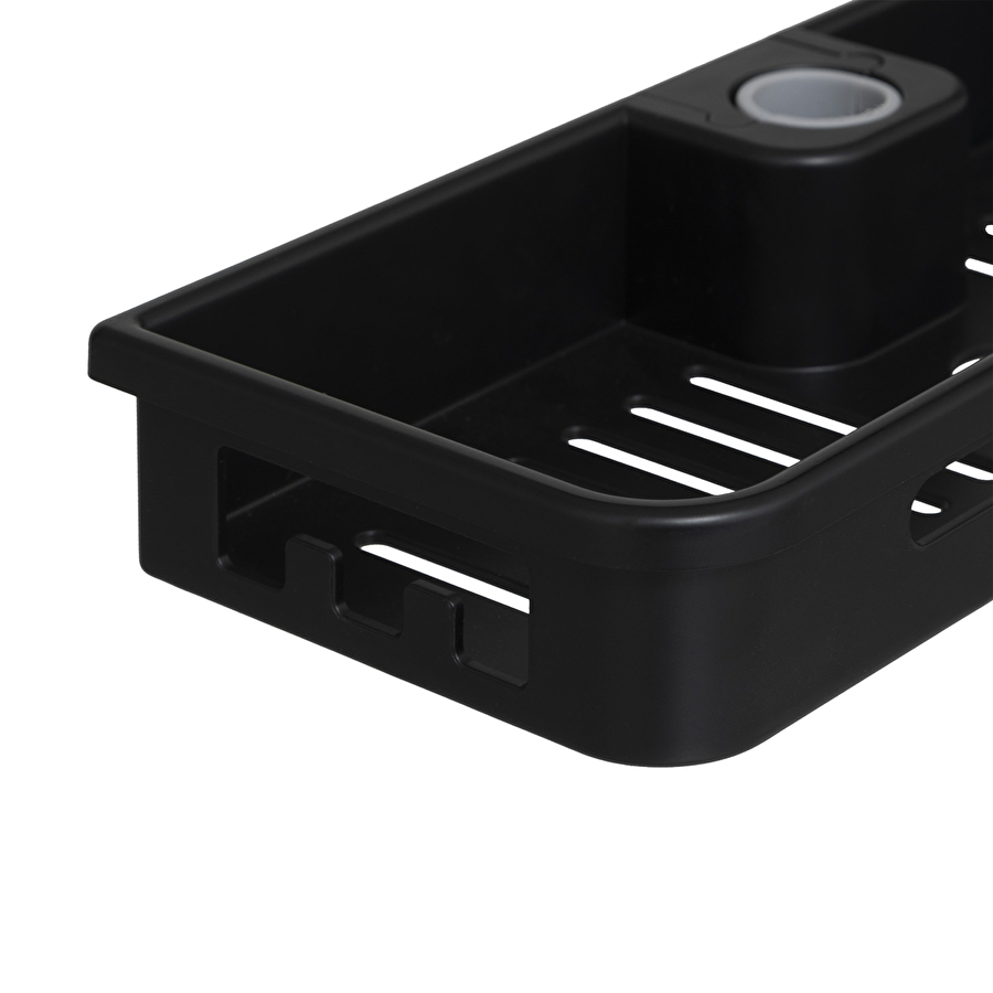 Étagère pour colonne de douche, noir 