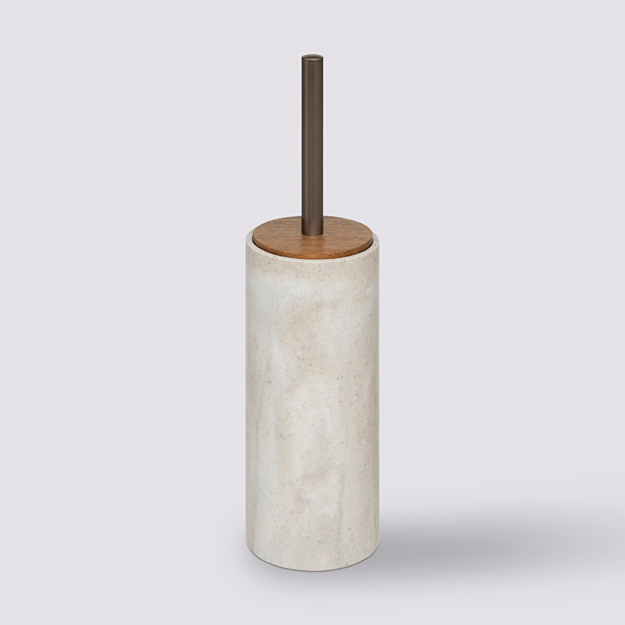 Brosse wc, effet travertin Côme