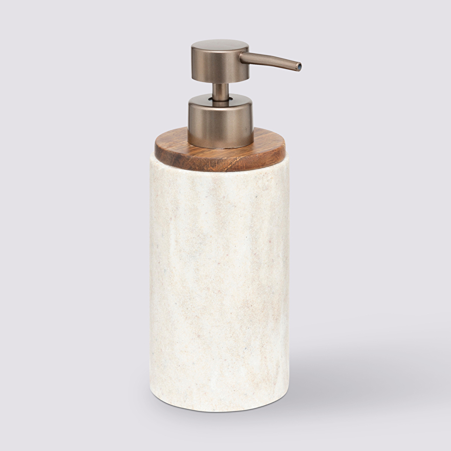 Distributeur de savon, effet travertin Côme