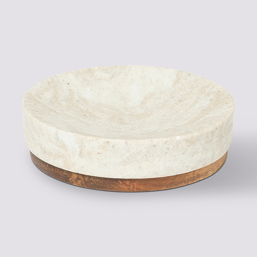 Porte-savon, effet travertin Côme