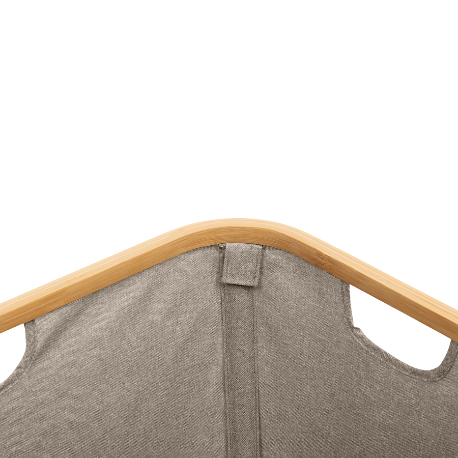 Panier à linge pliable 54l, gris Tidy box