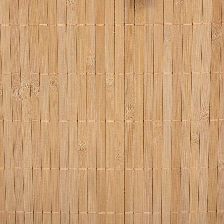 Panier à linge double 100l, bambou 