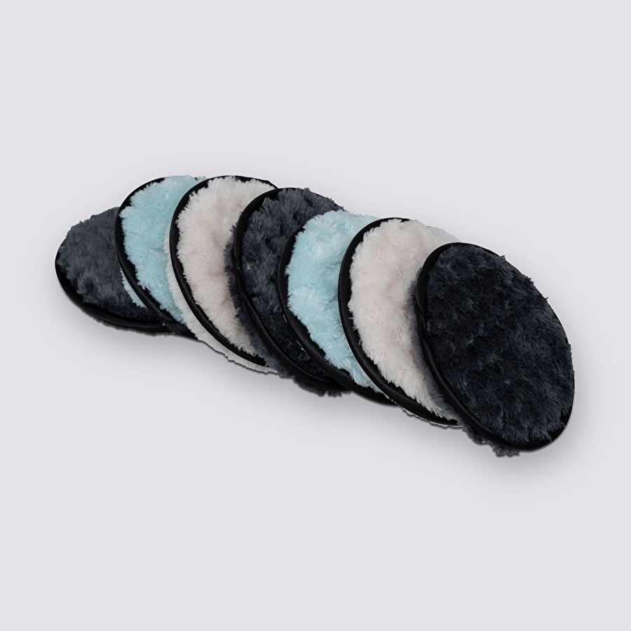 Lot de 7 cotons lavables, microfibre