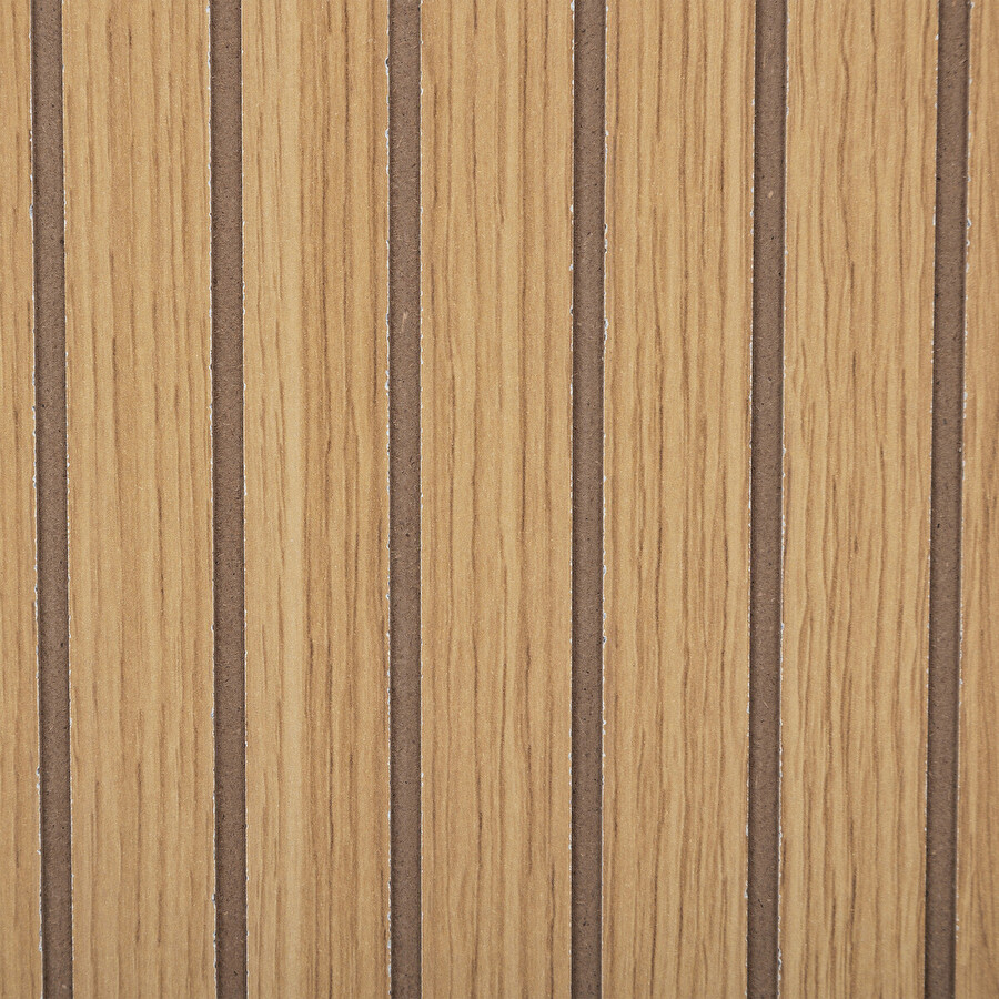 Meuble bas sous lavabo, effet bois naturel Tasso