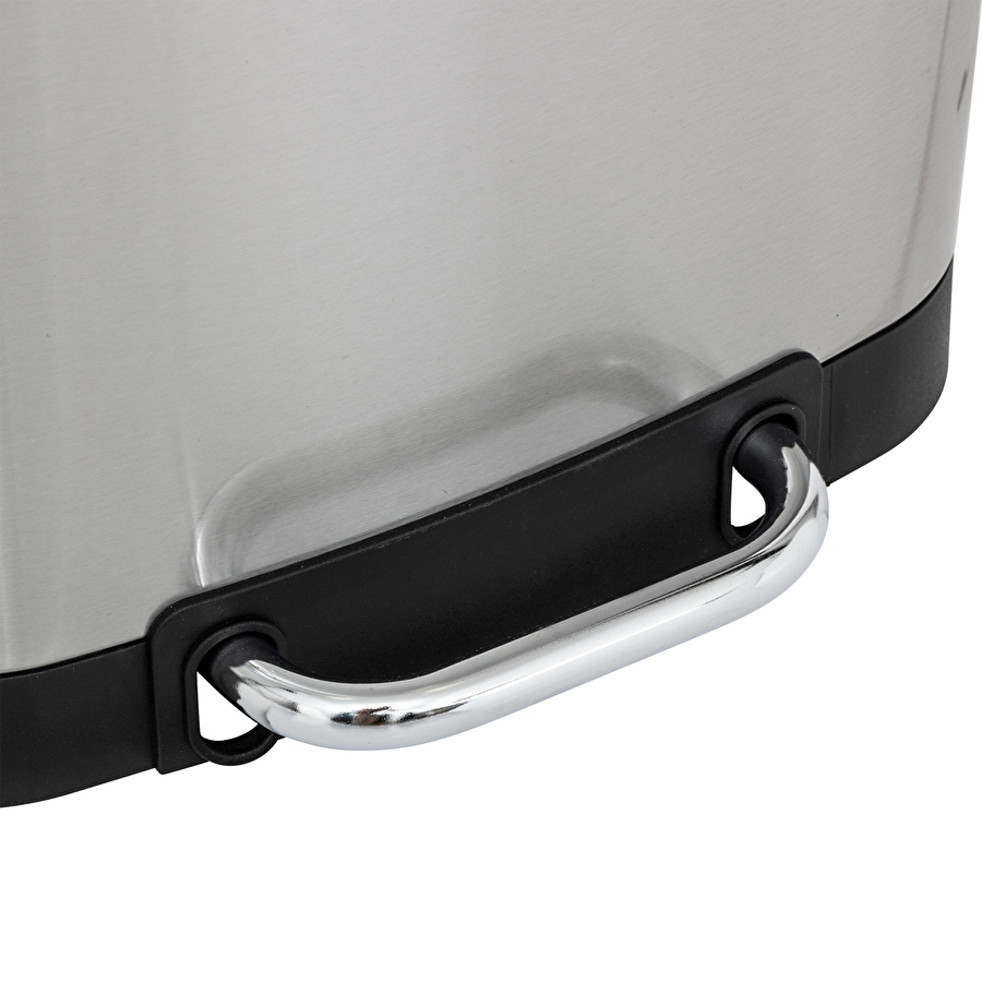 Poubelle métal 20l, inox Ariane