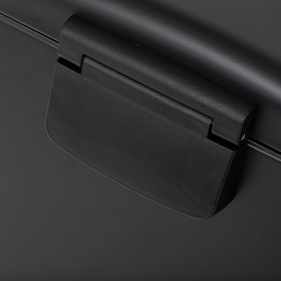 Poubelle métal 20l, noir Ariane