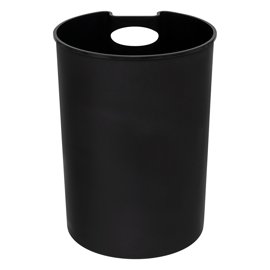 Poubelle métal 6l, noir Delta