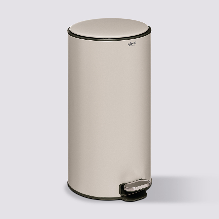 Poubelle métal 30l, argile Delta