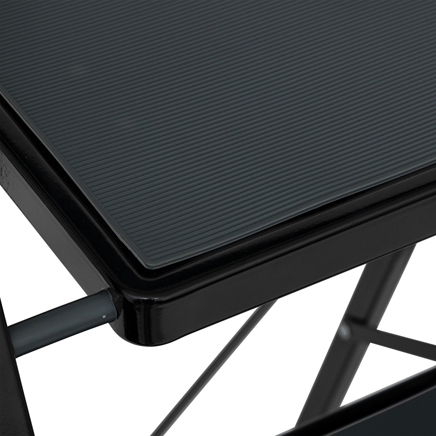 Escabeau 4 marches pliable, métal 