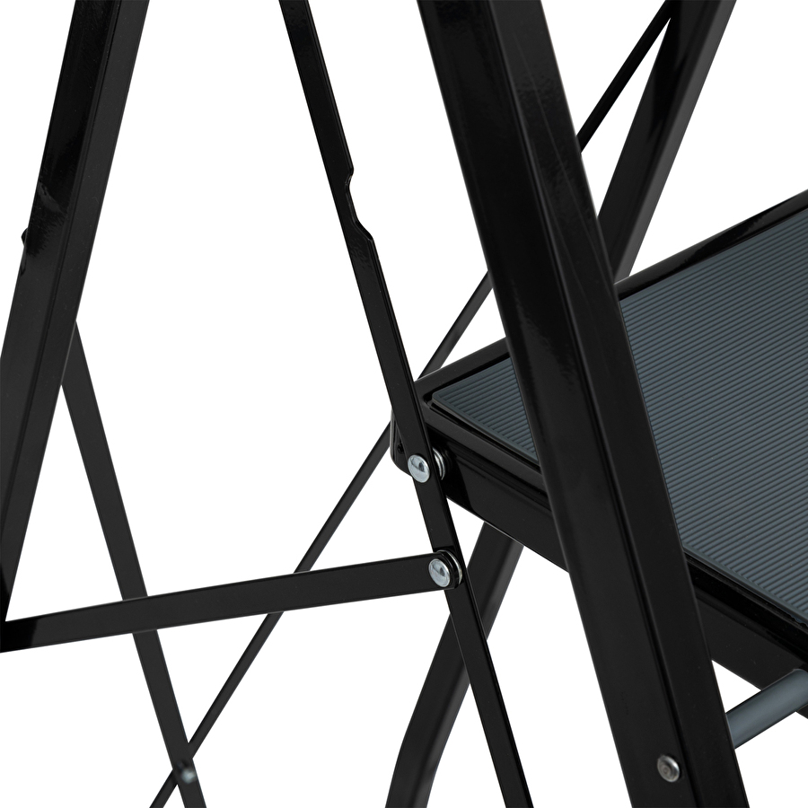 Escabeau 4 marches pliable, métal 