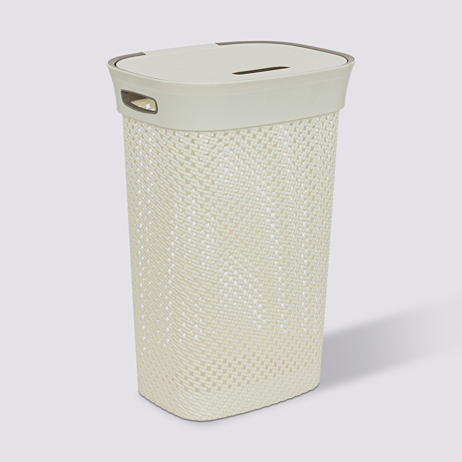 Panier à linge 60l, lin Purl