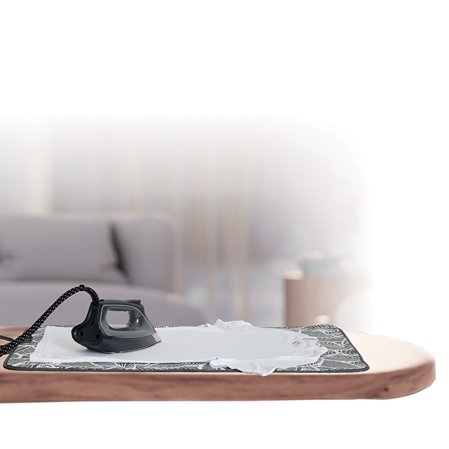 Nappe de repassage 65x90cm, noir et blanc 