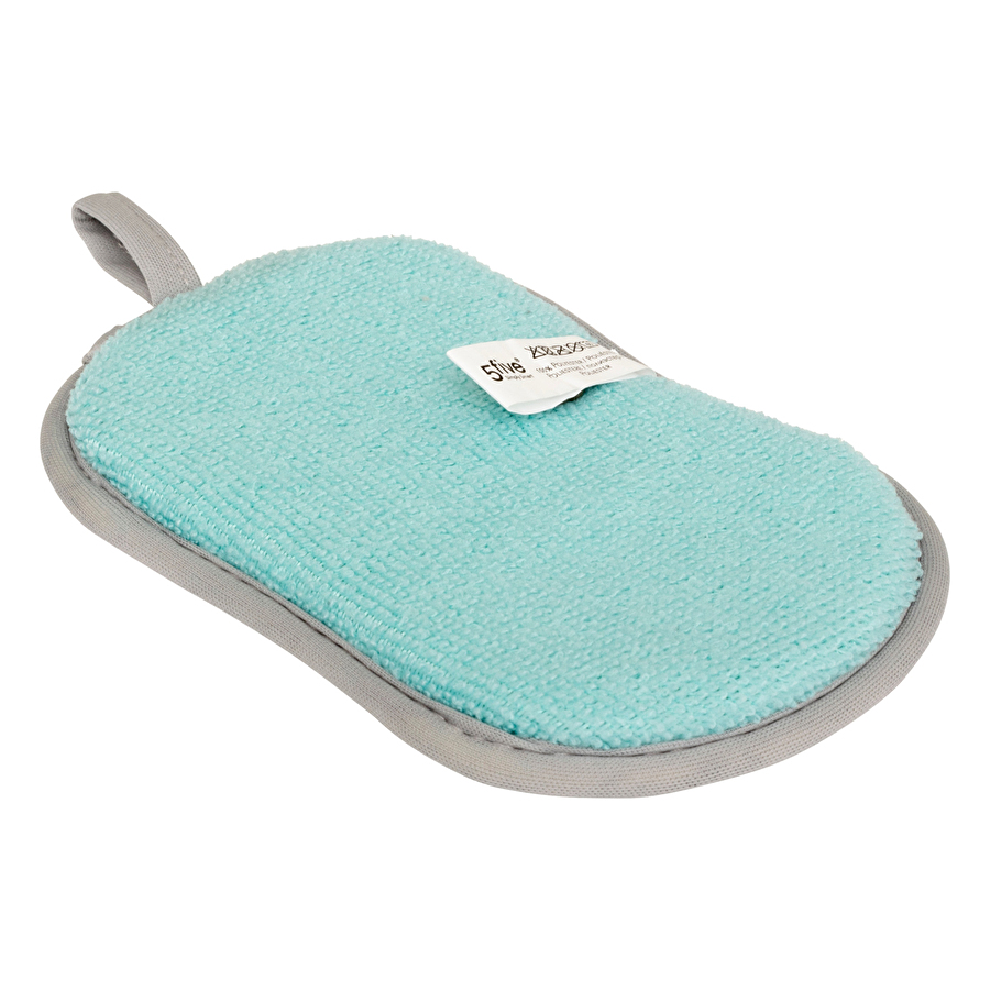 Lot de 5 éponges microfibre gratantes 