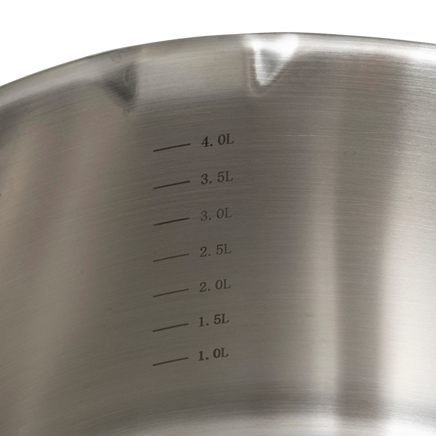 Batterie de cuisine en inox, 4 pièces + 6 protections Résilience