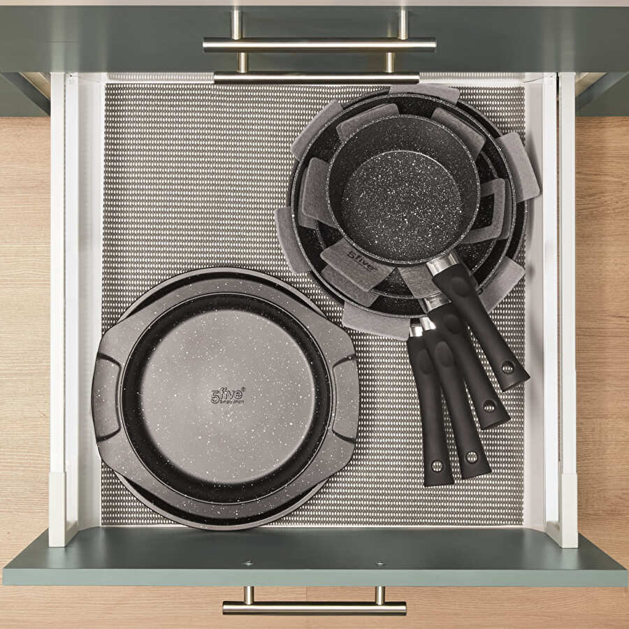 Set de casseroles en aluminium, 16/18/20 cm Caractère