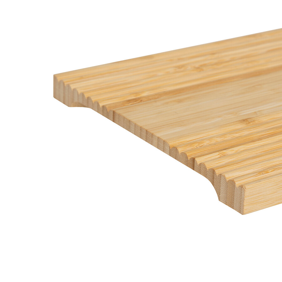 Planche à découper avec rainures, 30x24cm, bambou 